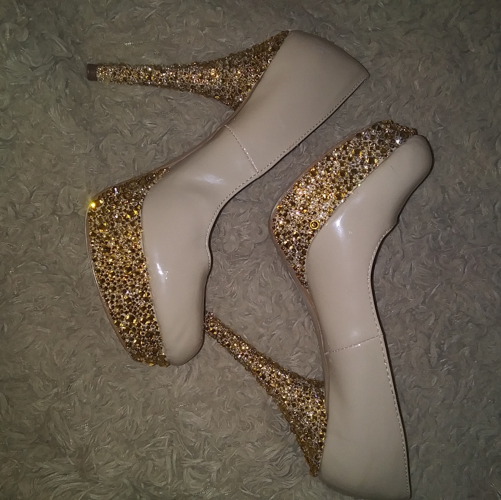Platform Custom design Crystal shoes - Picture 16 of 17